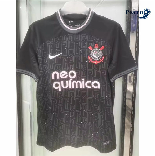 Peamu - Maillot foot Corinthians Noir 2023/2024