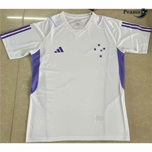 Peamu - Maillot foot Cruzeiro training Blanc 2023/2024