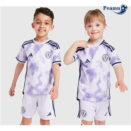 Peamu - Maillot foot Ecosse Enfant Exterieur 2023/2024