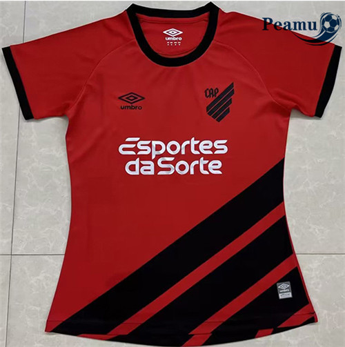 Peamu - Maillot foot Athletico Paranaense Femme Domicile 2023/2024