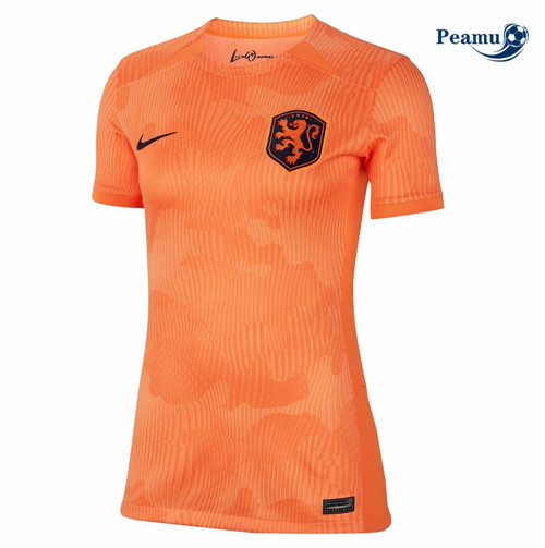 Peamu - Maillot foot Pays-Bas Femme Domicile 2023/2024