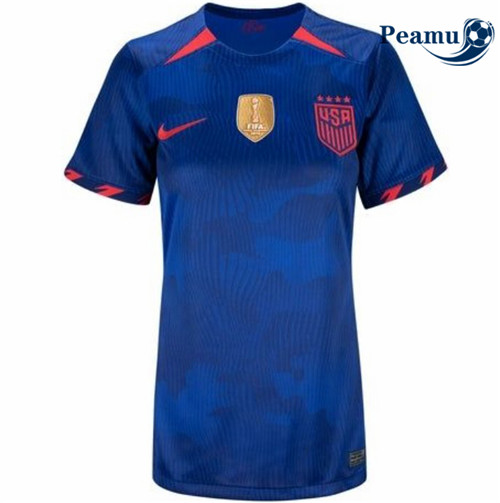 Peamu - Maillot foot États-Unis Femme Exterieur 2023/2024