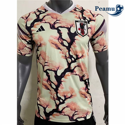 Peamu - Maillot foot Japon camo Rose 2023/2024