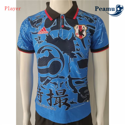 Peamu - Maillot foot Japon Player Version Thème TokÉtats-Unistsu co-signé 2023/2024