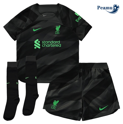 Peamu - Maillot foot Liverpool Enfant Gardien de but 2023/2024