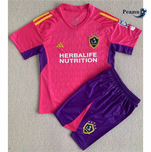 Peamu - Maillot foot Los Angeles Galaxy Enfant Gardien de but Rose 2023/2024