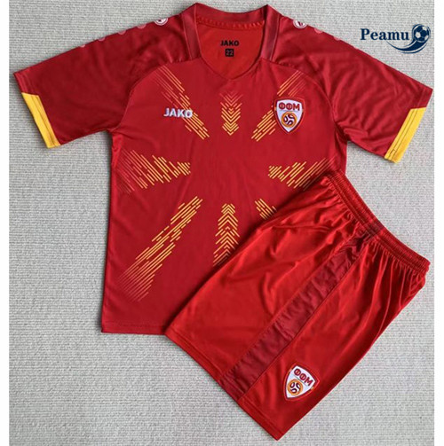 Peamu - Maillot foot Macédoine du Nord Enfant Domicile 2023/2024