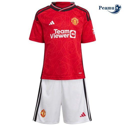 Peamu - Maillot foot Manchester United Enfant Domicile 2023/2024