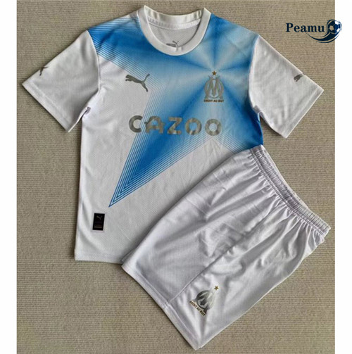 Peamu - Maillot foot Marseille Enfant 30e anniversaire 2023/2024