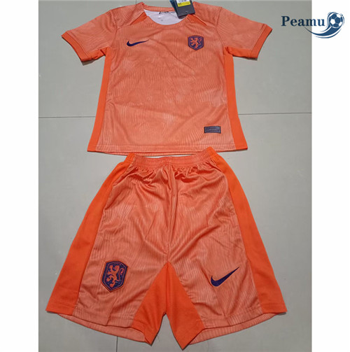 Peamu - Maillot foot Pays-Bas Enfant Domicile 2023/2024