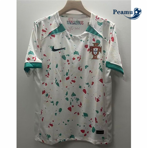 Peamu - Maillot foot Portugal Blanc 2023/2024