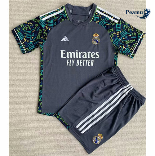 Peamu - Maillot foot Real Madrid Enfant Gris 2023/2024