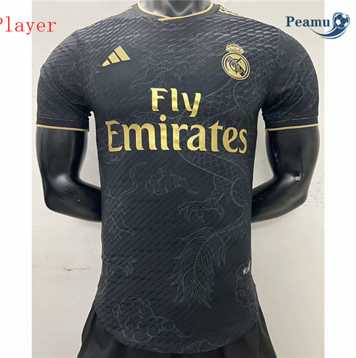 Peamu - Maillot foot Real Madrid Player Version Édition spéciale Noir 2023/2024