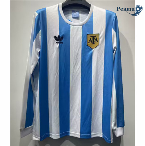 Peamu - Maillot Rétro foot Argentine Domicile Manche Longue 1978