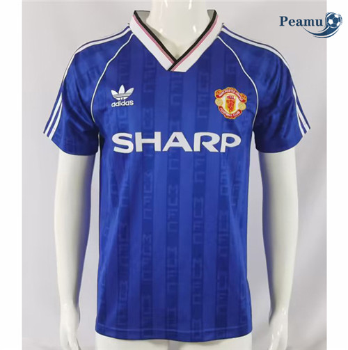 Peamu - Maillot Rétro foot Manchester United Exterieur 1988-89