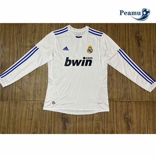 Peamu - Maillot Rétro foot Real Madrid Domicile Manche Longue 2010-11
