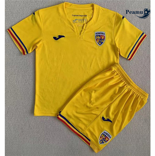 Peamu - Maillot foot Roumanie Enfant Domicile 2023/2024