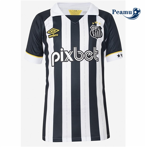 Peamu - Maillot foot Santos Exterieur Noir 2023/2024