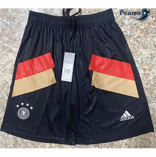 Peamu - Maillot Short Foot Allemagne Noir 2023/2024