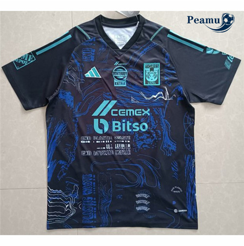 Peamu - Maillot foot Tigres UANL Édition spéciale Noir/Bleu 2023/2024