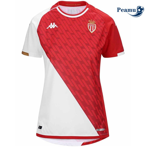 Peamu - Maillot foot AS Monaco Femme Domicile 2023/24
