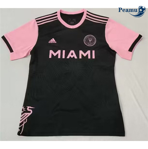 Peamu - Maillot foot Inter Miami Noir/Rose 2023/24
