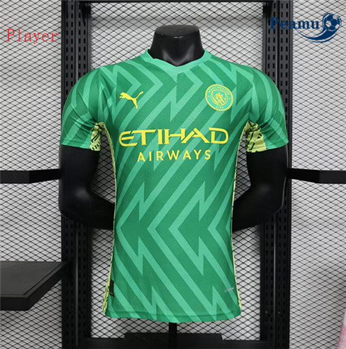 Peamu - Maillot foot Manchester City Player Training Vert 2023/24