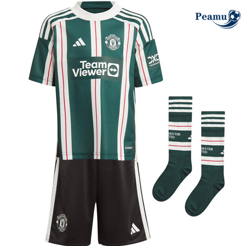 Peamu - Maillot foot Manchester United Enfant Exterieur 2023/24