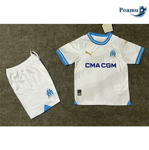 Peamu - Maillot foot Marseille Enfant Domicile 2023/24