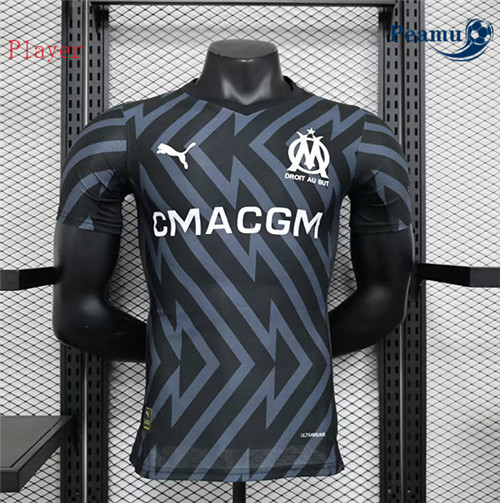 Peamu - Maillot foot Marseille Player Training Noir 2023/24