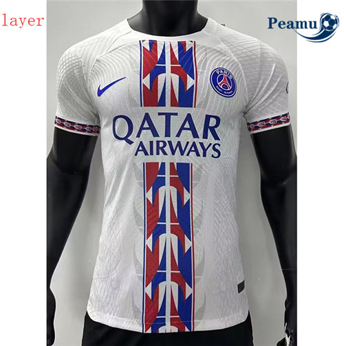 Peamu - Maillot foot PSG Player Training Blanc 2023/24