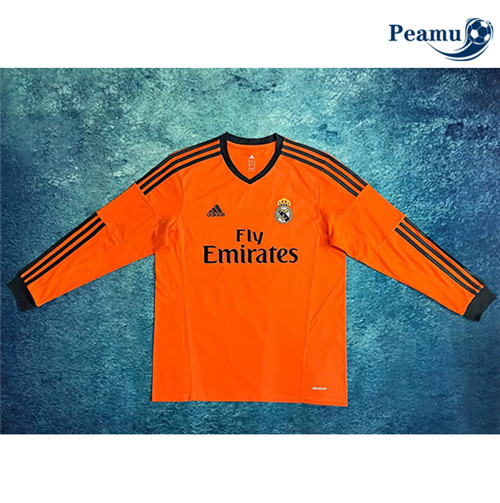 Peamu - Maillot foot Retro2013-14#Real Madrid Third Manche Longue