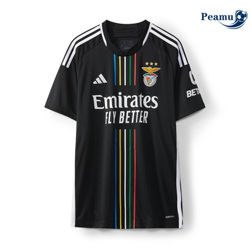 Peamu - Maillot foot S.L Benfica Exterieur Noir 2023/24