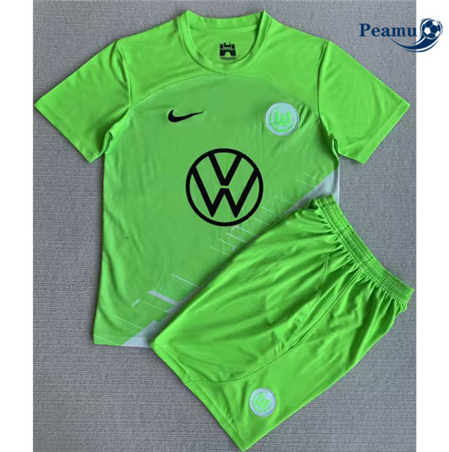 Peamu - Maillot foot Wolfsburg Enfant Domicile 2023/24