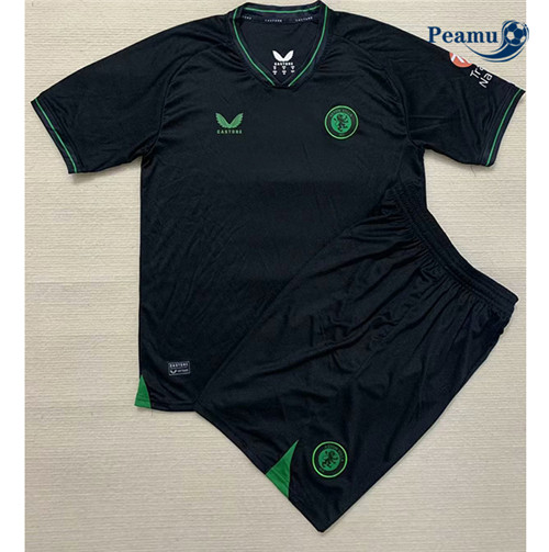 Peamu - Maillot foot Aston Villa Enfant Gardien de but Noir 2023/24 Paris