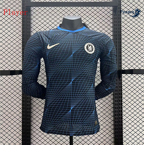 Peamu - Maillot foot Chelsea Player Manche Longue Bleu 2023/24 Outlet