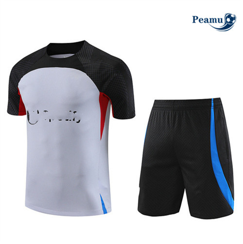 Peamu - Maillot foot Kit Entrainement Barcelone + Shorts Gris 2023/24 prix