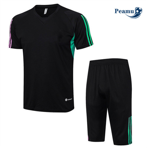 Peamu - Maillot foot Kit Entrainement Bayern Munich + Shorts Noir 2023/24 Original