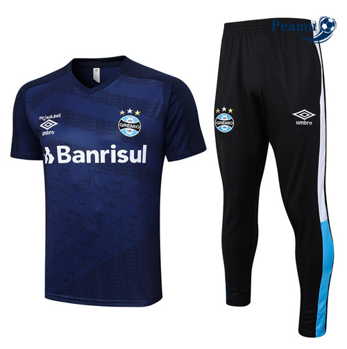Peamu - Maillot foot Kit Entrainement Gremio + Pantalon Bleu 2023/24 Soldes