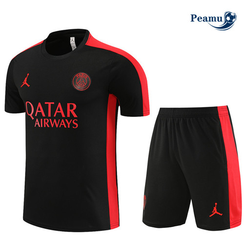 Peamu - Maillot foot Kit Entrainement PSG Enfant + Shorts Noir 2023/24 prix