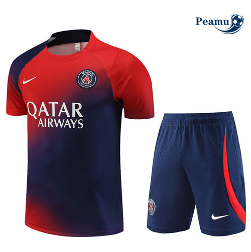 Peamu - Maillot foot Kit Entrainement PSG + Shorts Bleu 2023/24 prix