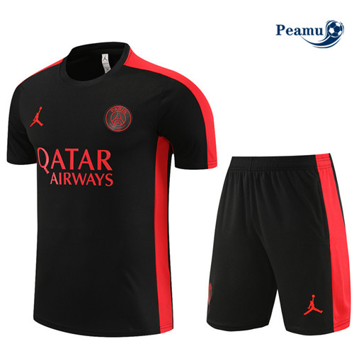 Peamu - Maillot foot Kit Entrainement PSG + Shorts Noir 2023/24 Outlet