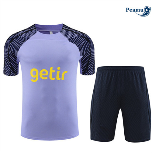 Peamu - Maillot foot Kit Entrainement Tottenham Hotspur + Shorts Violet 2023/24 Paris