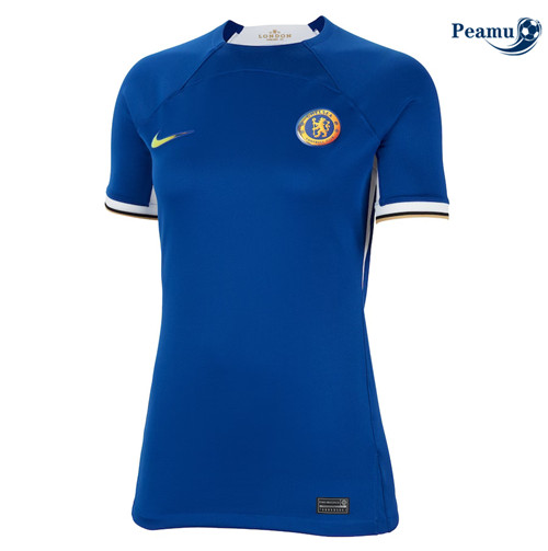 Peamu - Maillot foot Chelsea Femme Domicile 2023/24 Officiel
