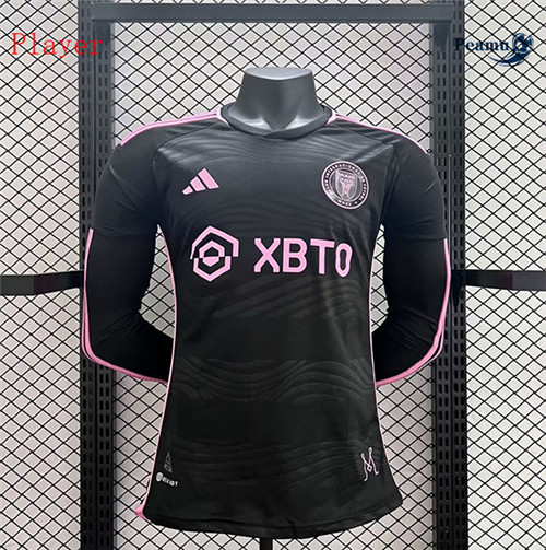 Peamu - Maillot foot Inter Miami Player Exterieur Manche Longue 2023/24 personnalisé