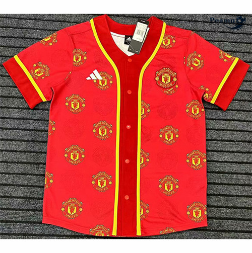 Peamu - Maillot foot Manchester United Training Rouge 2023/24 Paris