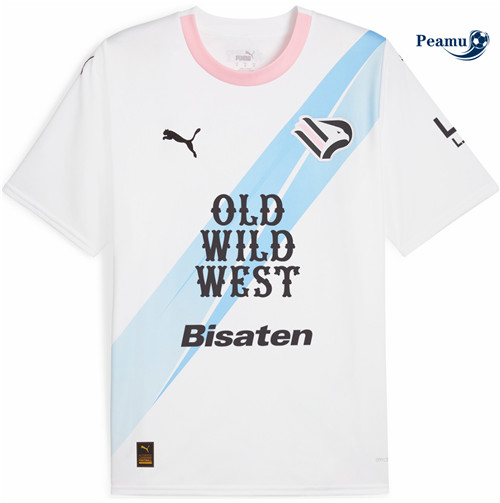 Peamu - Maillot foot Palermo Third Blanc 2023/24 personnalisé