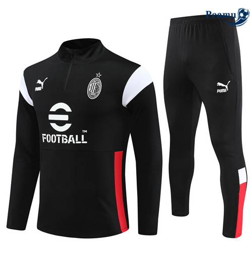 Peamu - Maillot foot Survetement AC Milan Noir 2023/24 prix