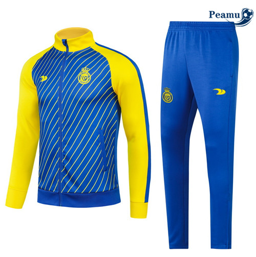 Peamu - Maillot foot Veste Survetement Al-Nassr Bleu 2023/24 Original