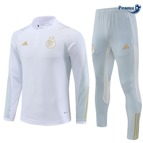 Peamu - Maillot foot Survetement Algérie Enfant Gris 2023/24 Paris